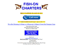 Tablet Screenshot of fishoncharters.net